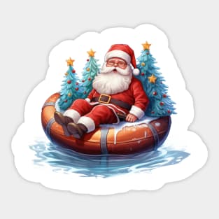 Funny Santa Claus #4 Sticker